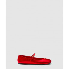 프라다 새틴 발레리나 1F567N