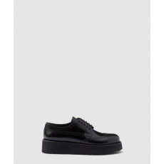 프라다 기모 가죽 더비 슈즈 1E511N