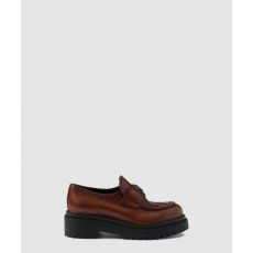 프라다 가죽 로퍼 1D246M