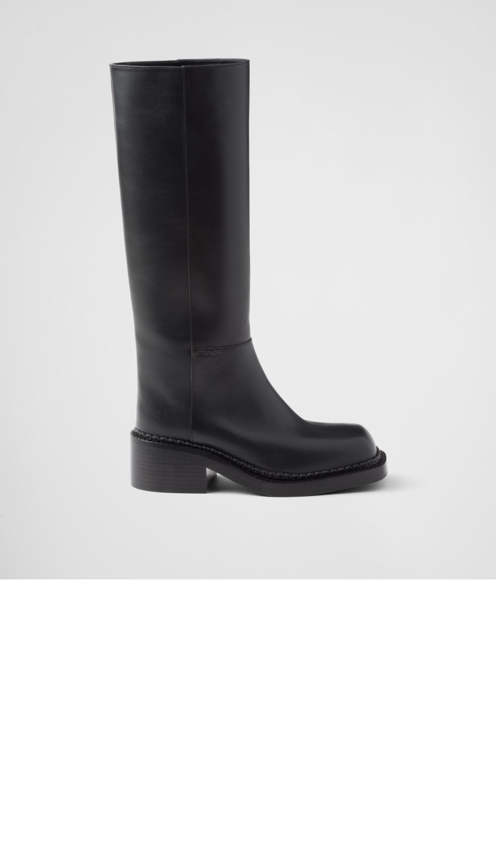 프라다 가죽 부츠 1W746N