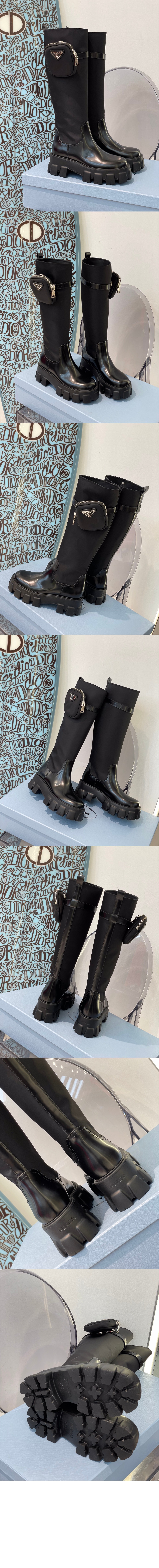 프라다 라이딩 부츠 1W241N