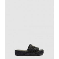 프라다 크로셰 플랫폼 슬라이드 1XZ761