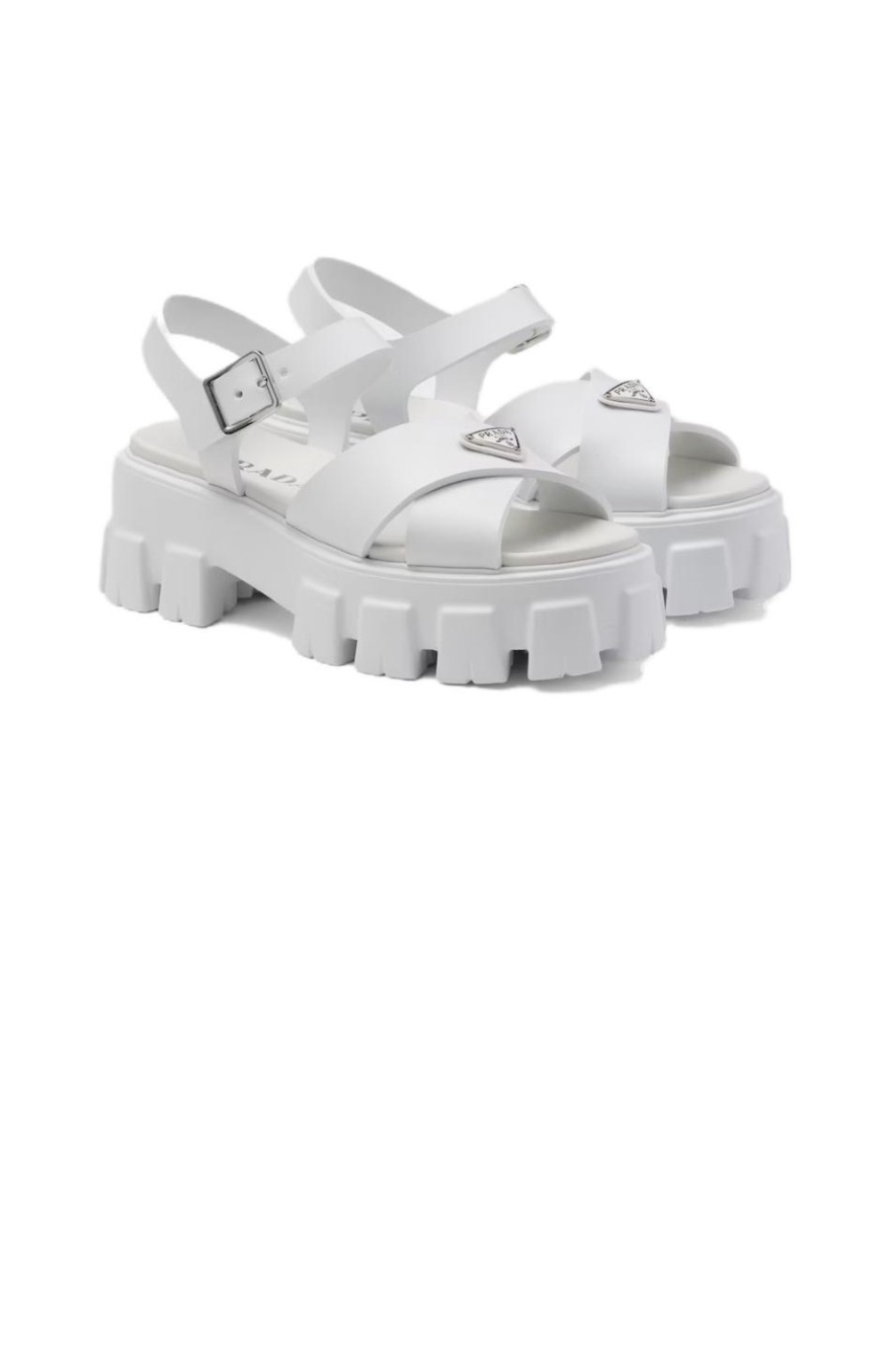 프라다 모노리스 러버 샌들 1X382N