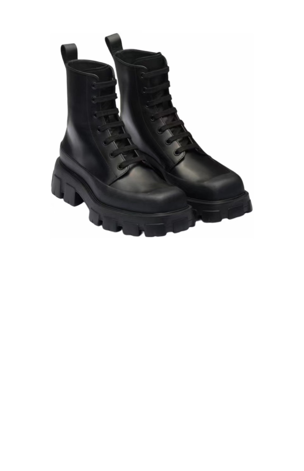 프라다 모노리스 레이스업 부츠 2TG207