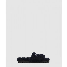 프라다 테리 패브릭 퍼 슬라이드 1XX602