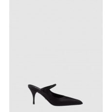 프라다 새틴 뮬 1I483N