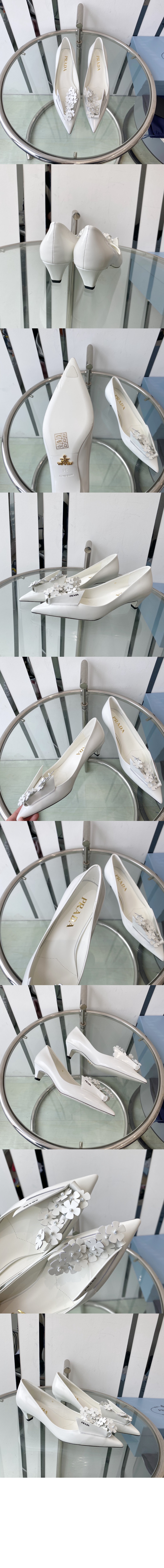 프라다 페이턴트 레더 펌프스 11300N