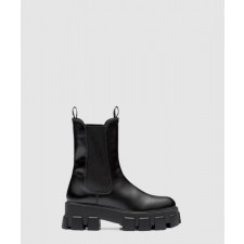 프라다 모노리스 브러시드 레더 부츠 1U749M