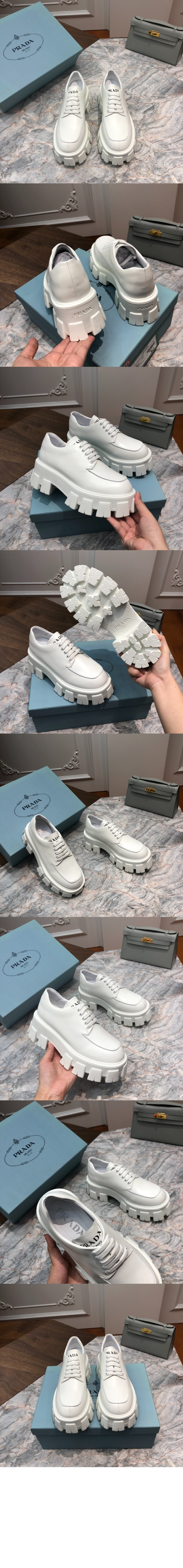 프라다 모놀리스 브러시드 로퍼 1E708L