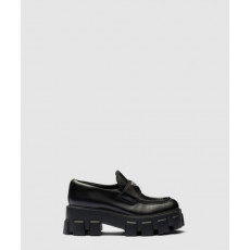 프라다 모놀리스 브러시드 로고 로퍼 1D663M