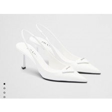 프라다 유광 슬링백 구두