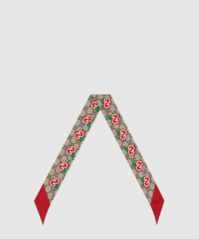 구찌 GG 애플 넥 보우 스카프 627485