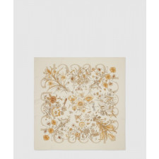 구찌 프린트 실크 까레 810042