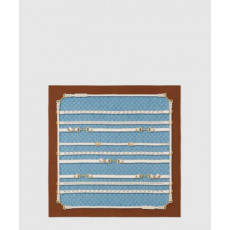 구찌 프린트 실크 까레 837925