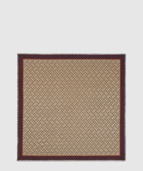 구찌 GG 프린트 홀스빗 실크 숄 662577