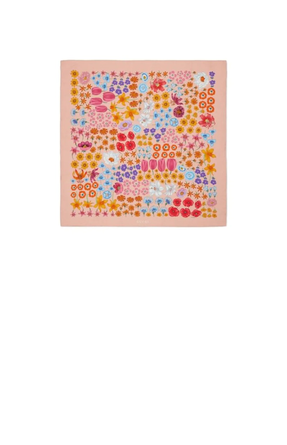 구찌 프린트 실크 까레 786258