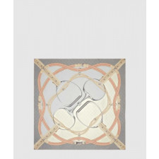 구찌 프린트 실크 까레 767130