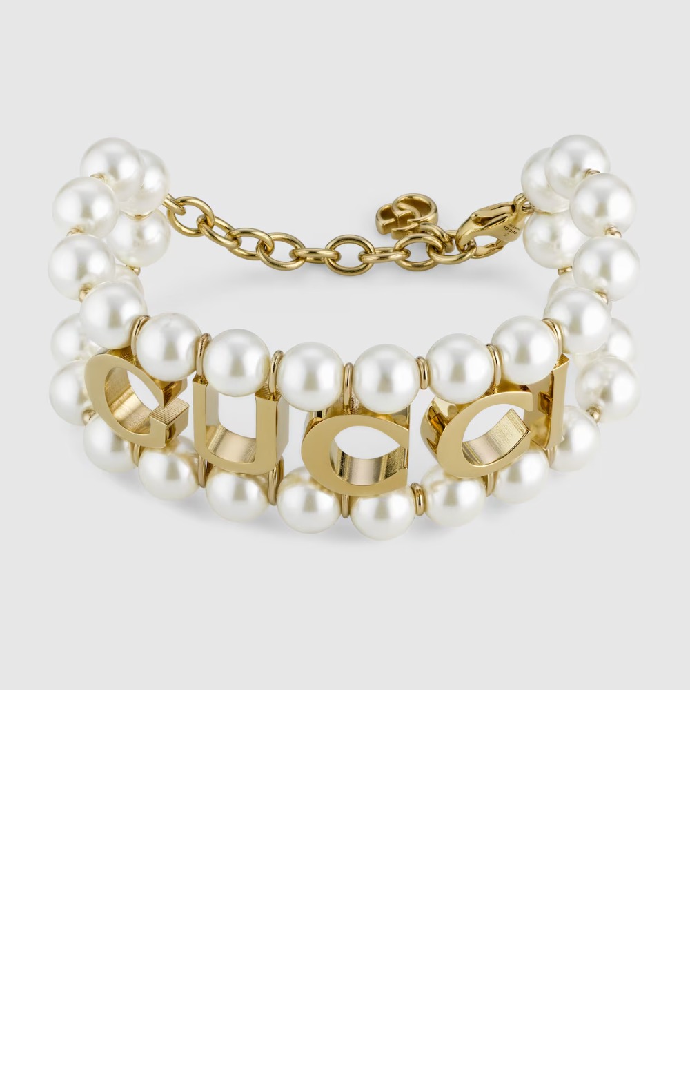 구찌 펄 팔찌 817082