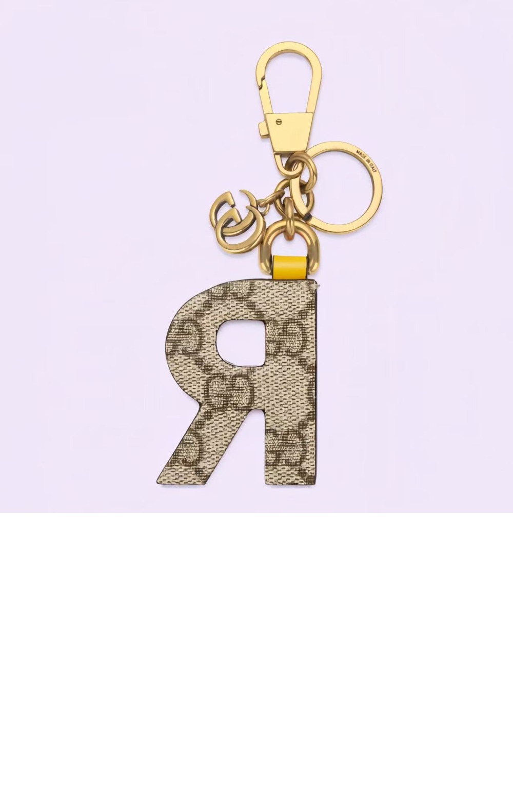 구찌 문자 R 키 링 727652