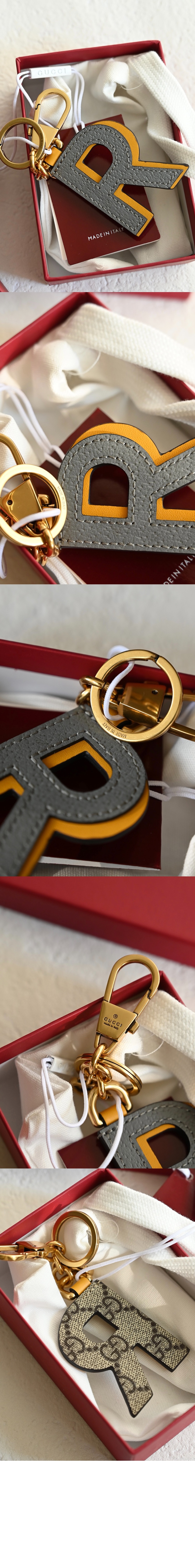 구찌 문자 R 키 링 727652