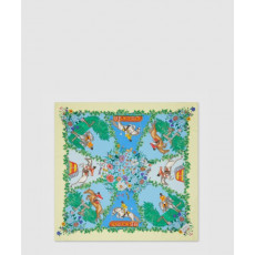 구찌 올오버 플로라 프린트 실크 까레 810870