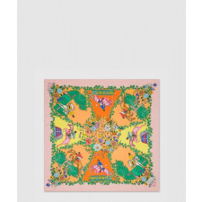 구찌 올오버 플로라 프린트 실크 까레 810870