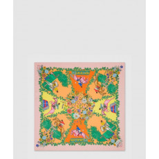 구찌 올오버 플로라 프린트 실크 까레 810870