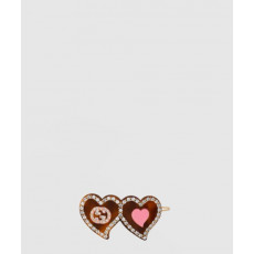 구찌 쌍심 더블 G 머리핀 679030