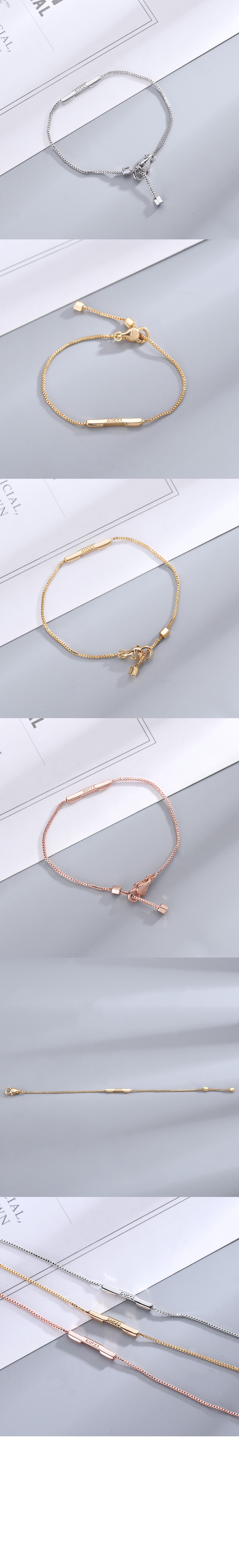 구찌 링크 투 러브 Gucci' 바 팔찌 662106