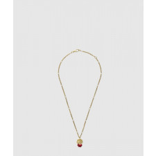 구찌 그린 크리스털 펜던트 목걸이 677366