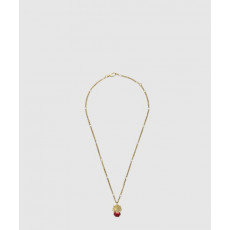 구찌 그린 크리스털 펜던트 목걸이 677366