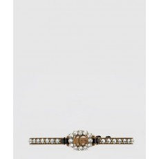 구찌 더블 G 레더 목걸이 553396