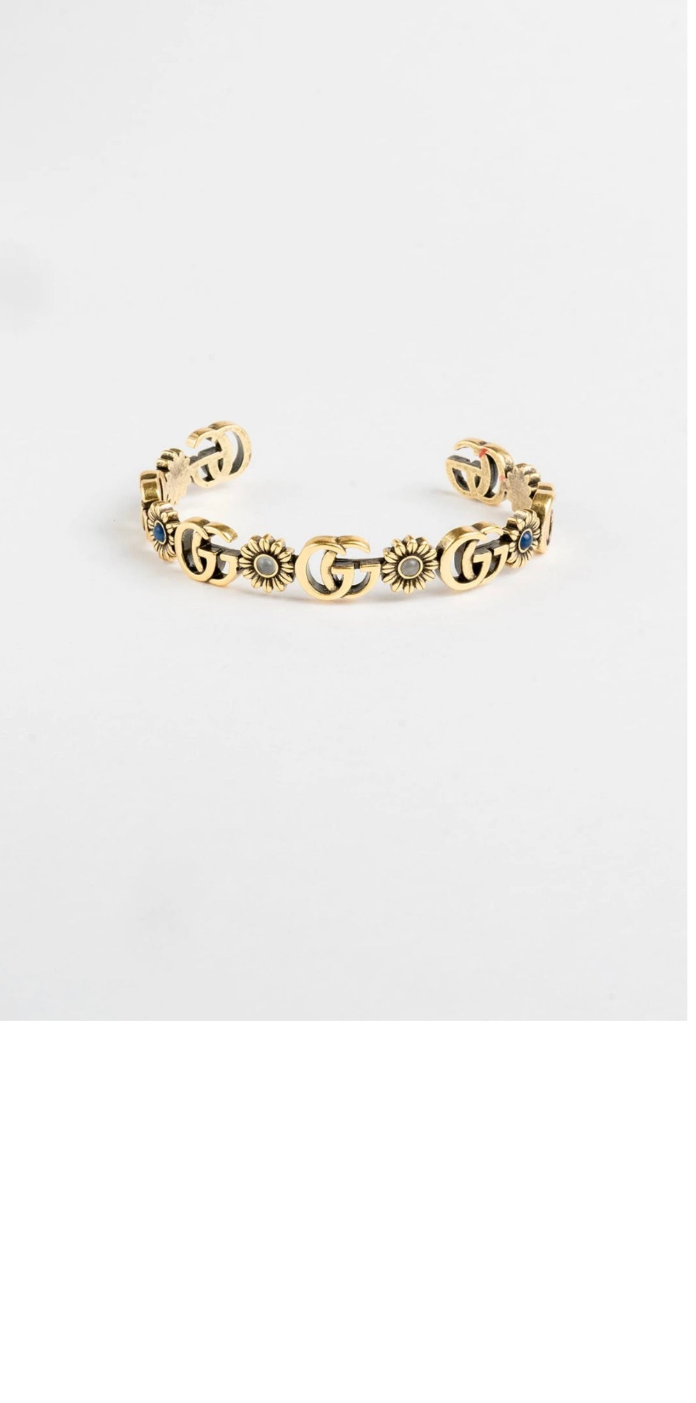 구찌 더블 G 자개 팔찌 632686