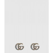 구찌 크리스털 더블 G 귀걸이 753886