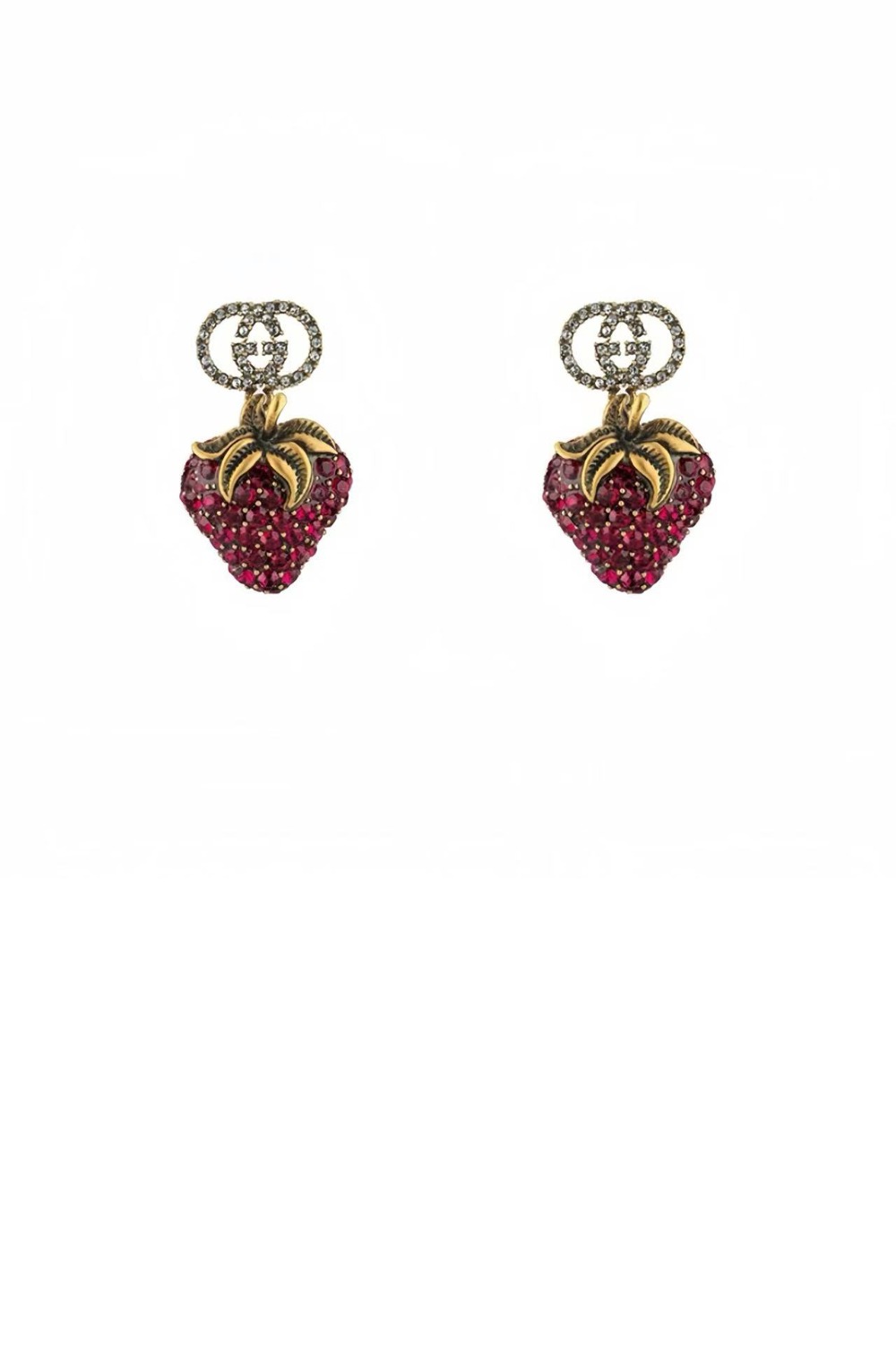 구찌 스트로베리 귀걸이 583576