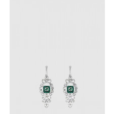 구찌 인터로킹 G 크리스털 귀걸이 676527