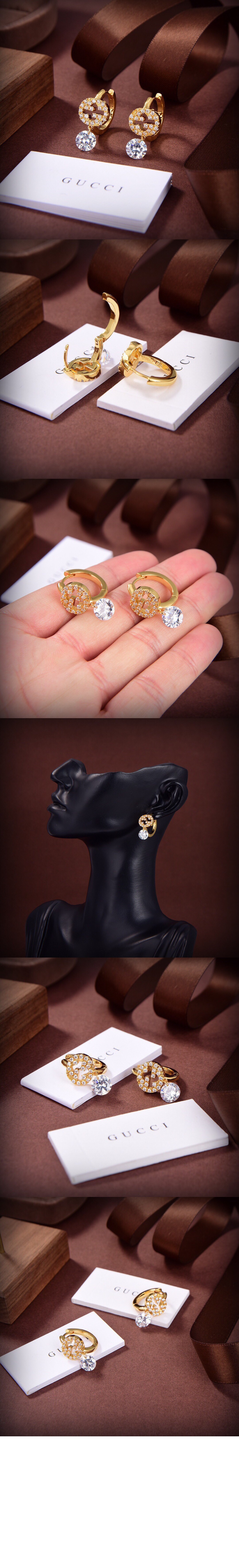 구찌 인터로킹 G 귀걸이 679107