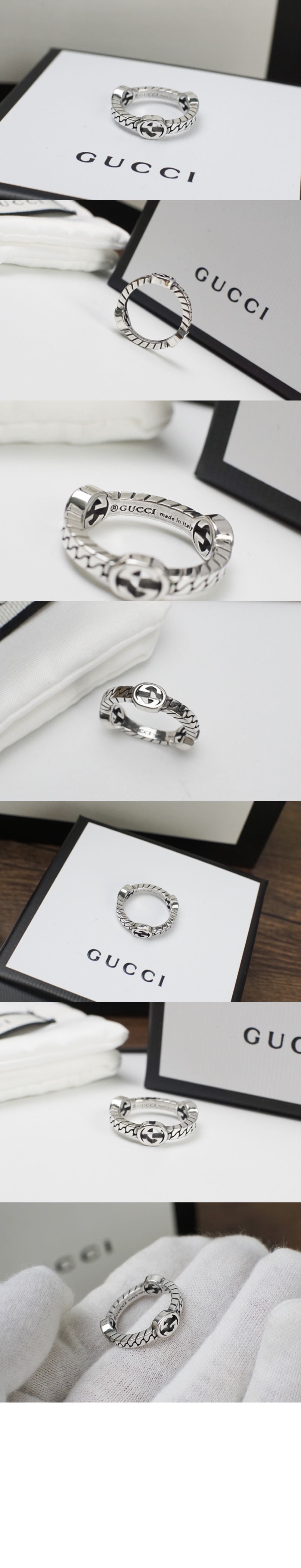 구찌 인터로킹 반지 661523