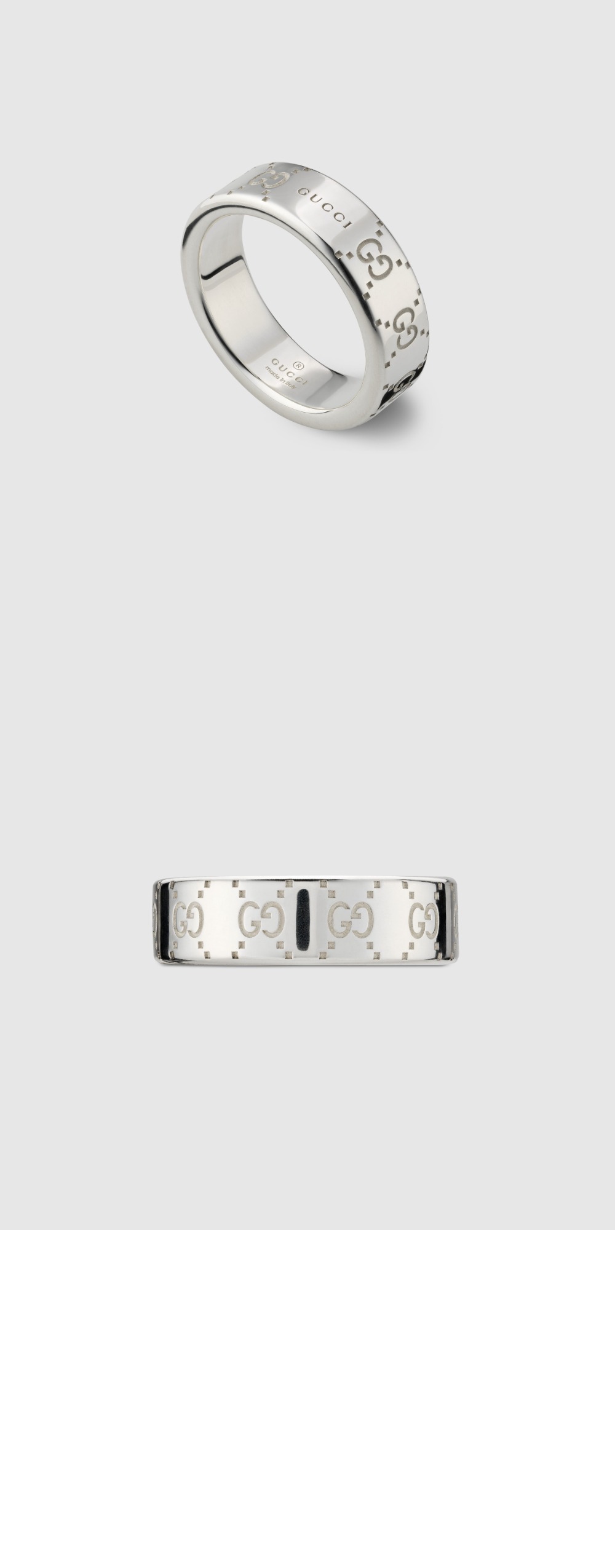 구찌 GG 와이드 링 814720