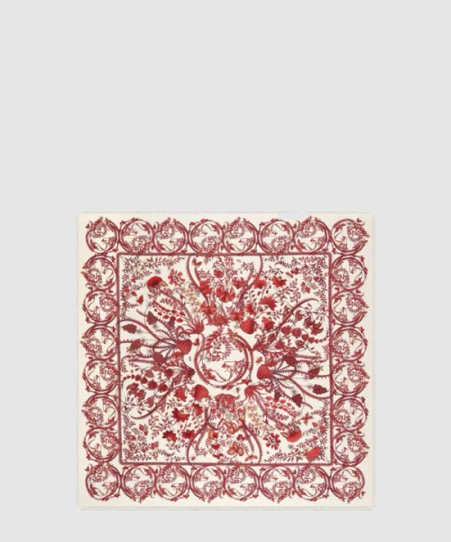 구찌 상룡 프린트 실크 스카프 774323