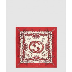 구찌 상룡 프린트 실크 스카프 774314