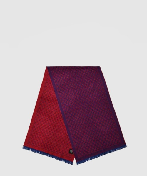 구찌 GG 자카드 패턴 니트 스카프 438460