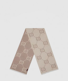 구찌 GG 자카드 패턴 니트 스카프 495592