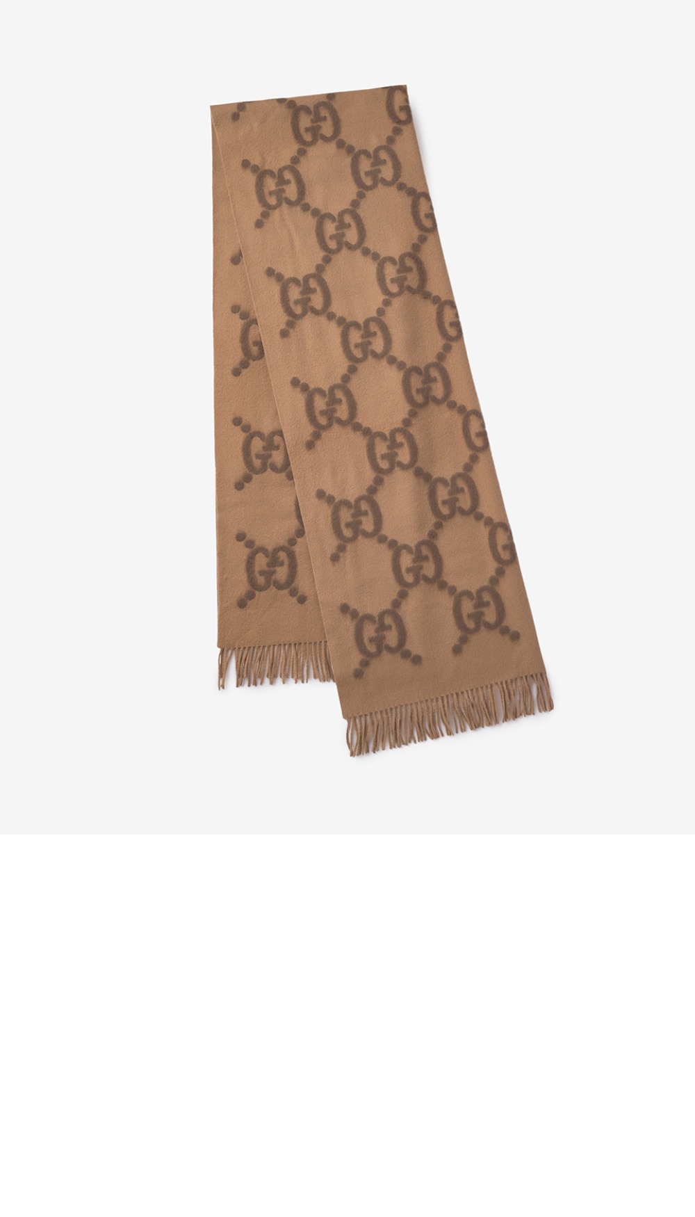 구찌 GG 자카드 패턴 니트 스카프 675876