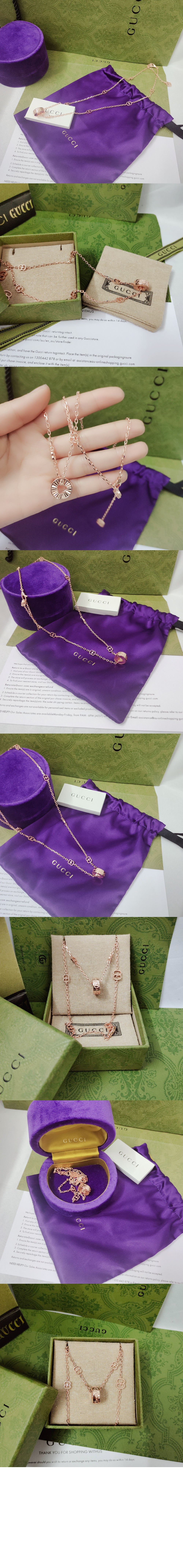 구찌 아이콘 18k 별 목걸이 729373