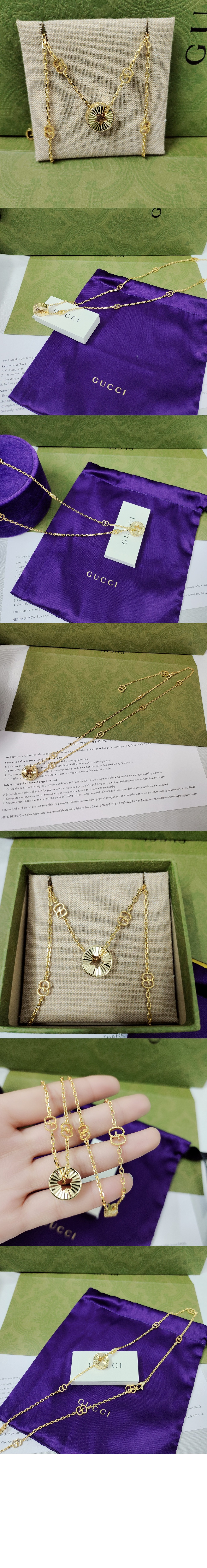 구찌 아이콘 18k 별 목걸이 729363