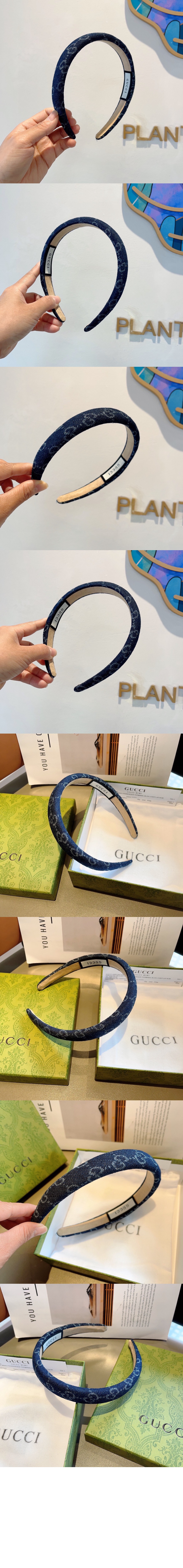 구찌 GG 크리스털 헤드 밴드 652835