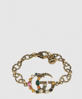 구찌 인터로킹 다이아몬드 팔찌 530532