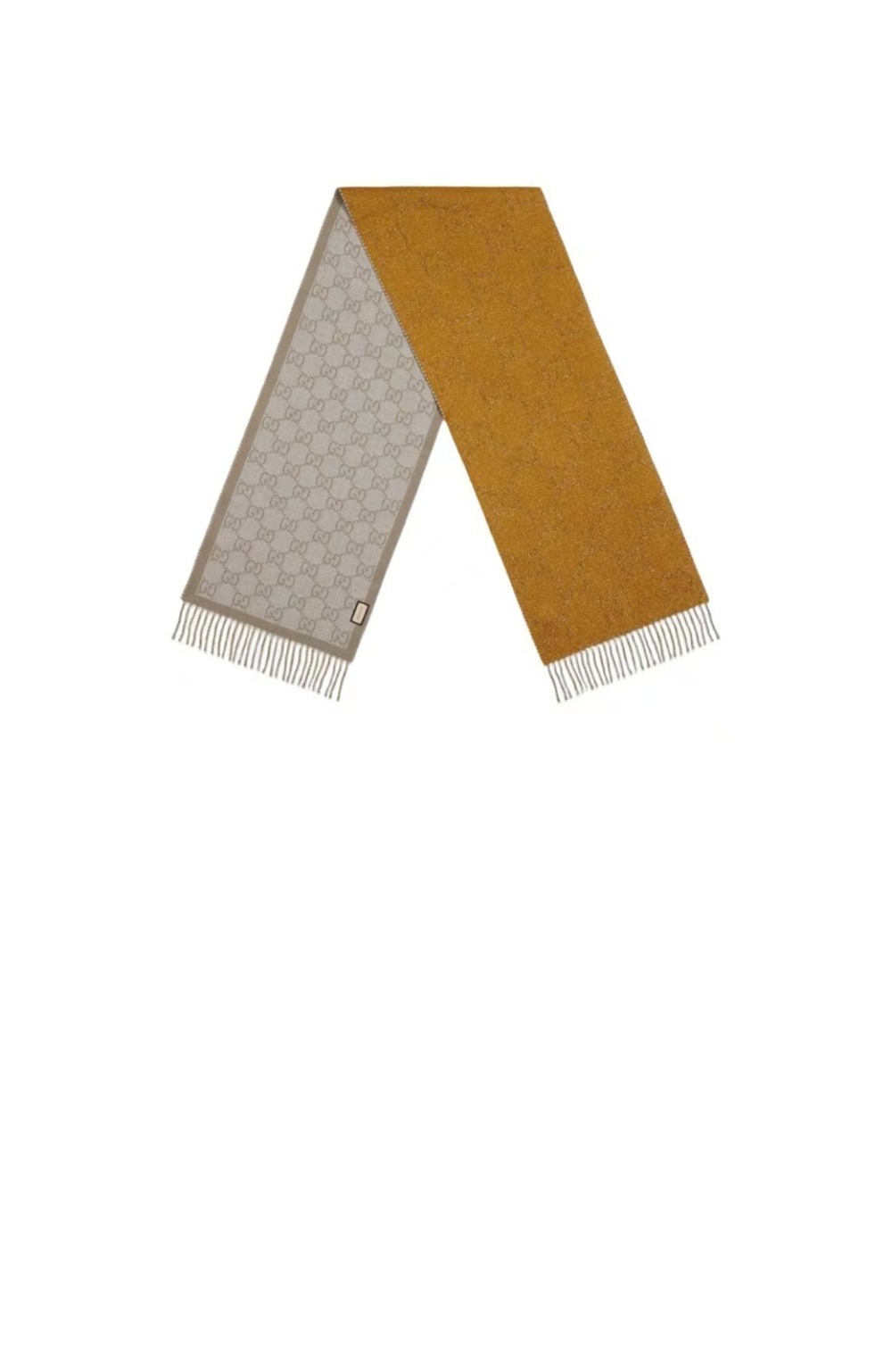 구찌 GG 자카드 패턴 니트 스카프 727724