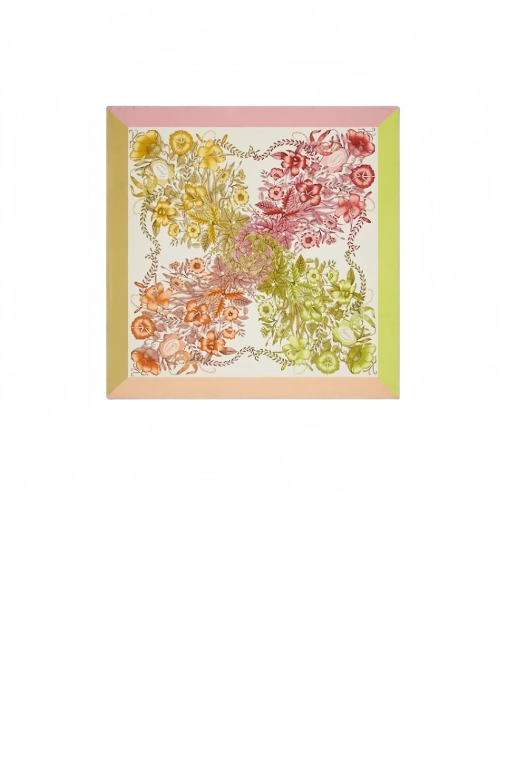 구찌 플로라 프린트 실크 스카프 775773